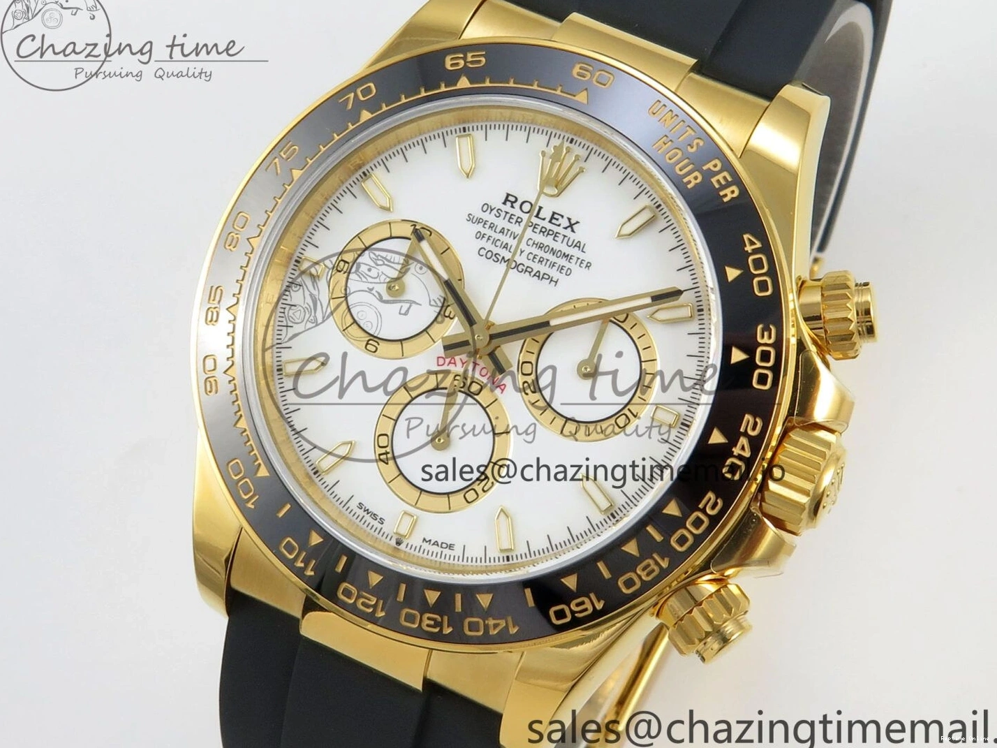 0205 Daytona 126518 VSF 1:1 Best Edition White Dial on Oysterflex Strap VS4131 V2 (Weighted) Breathable 149